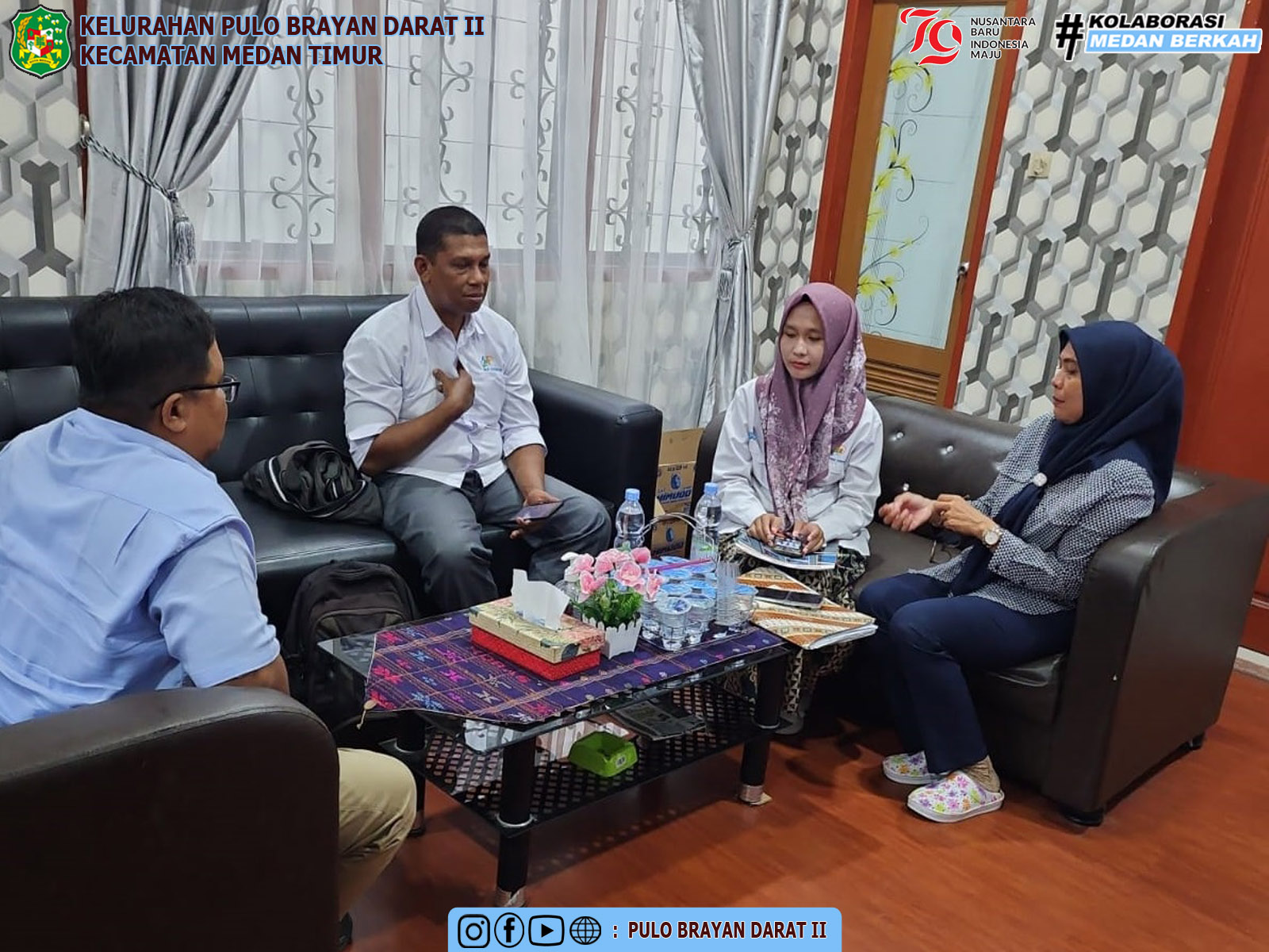 Rapat Koordinasi Dalam Rangka Pembinaan Kelurahan Cinta Statistik di Pulo Brayan Darat II